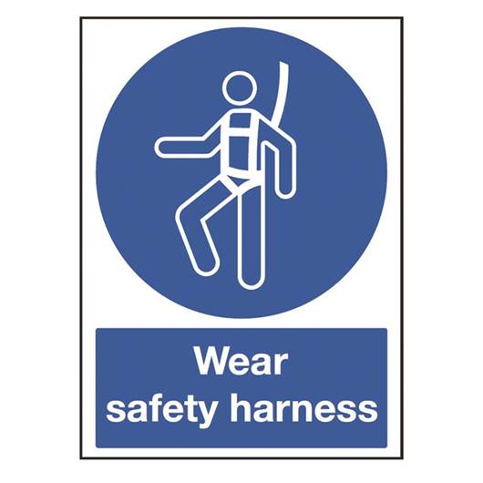 Picture of Wear Safety Harness Sign