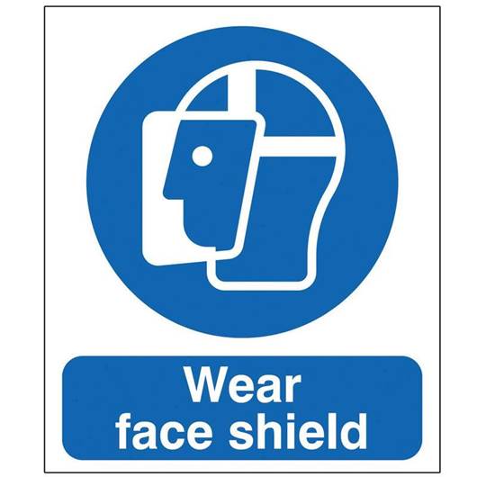 Picture of Wear Face Shield Sign