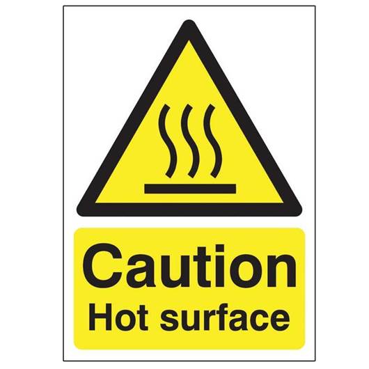 Picture of Caution Hot Surface Sign