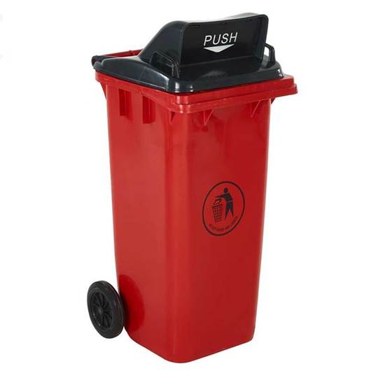 Picture of Wheeled Bins with Push Flap Lid